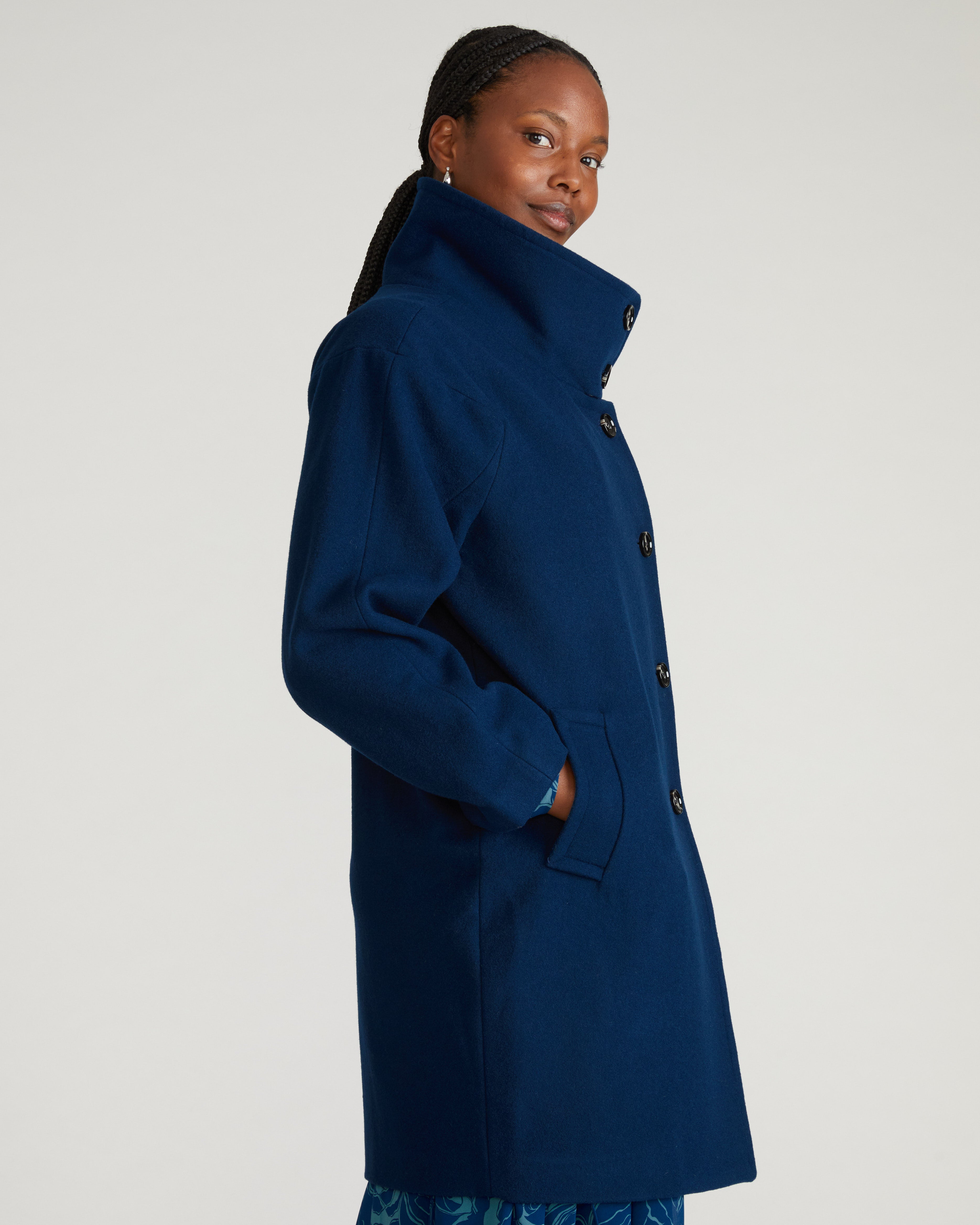 【美品】PAMEO POSE Mandarin Cocoon Coat ブルー Marlo Cocoon Coat - Pageant Blue – Universal Standard