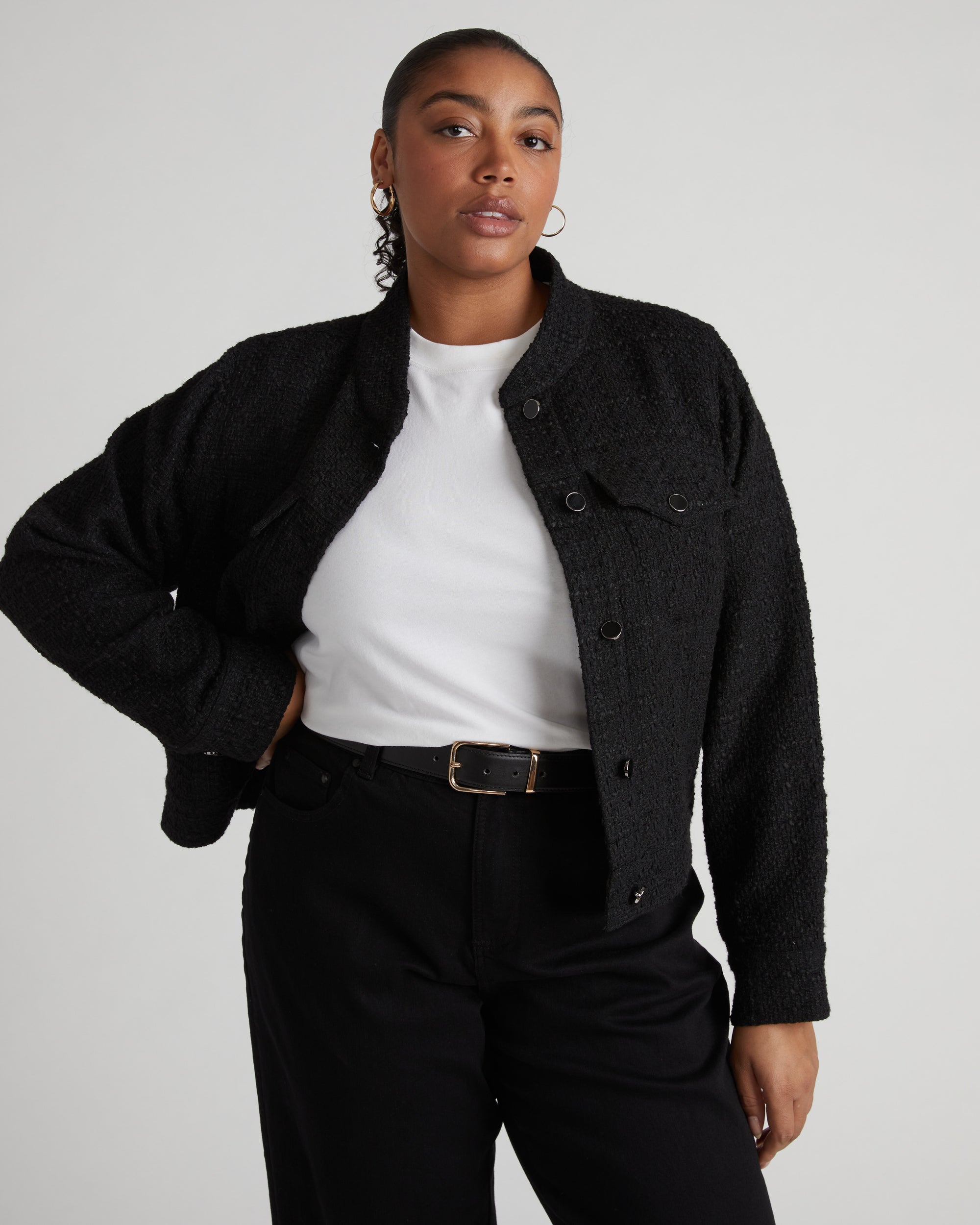 Tweed Lady Jacket - Black