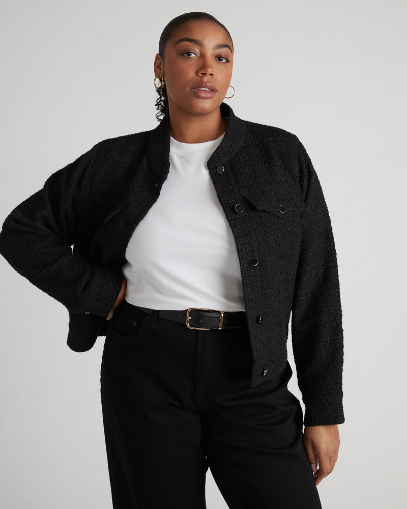 Tweed Lady Jacket - Black