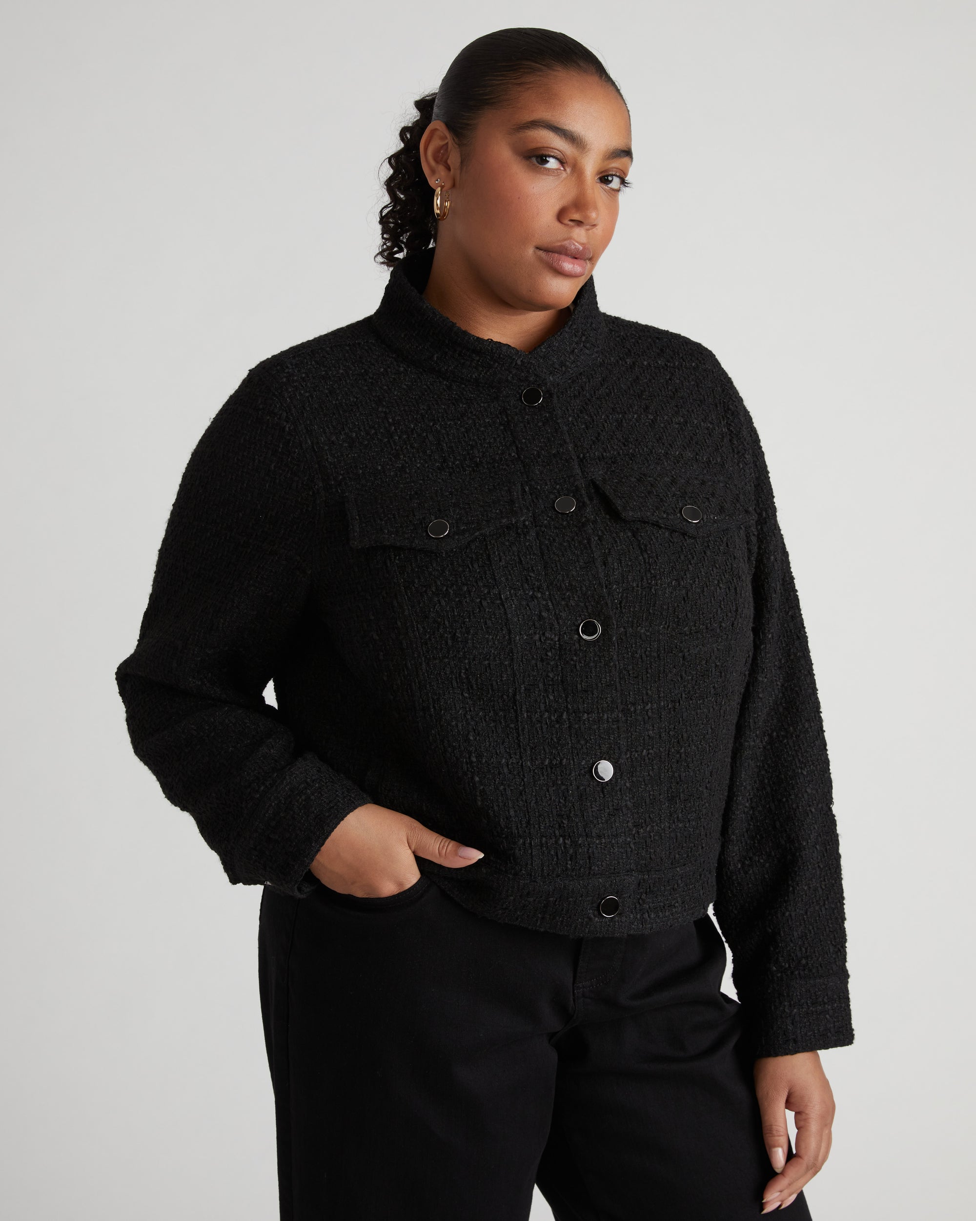 Tweed Lady Jacket - Black