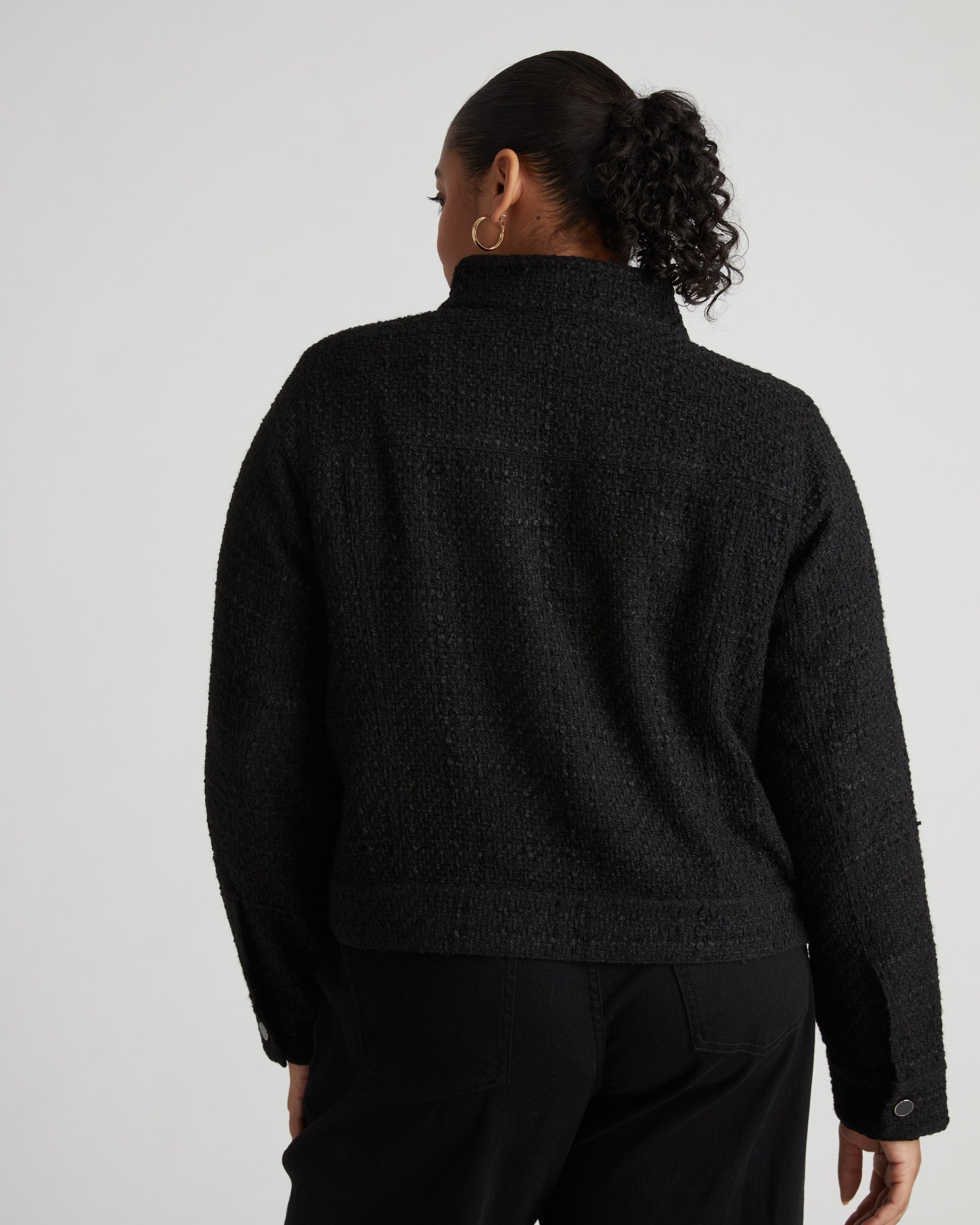 Tweed Lady Jacket - Black