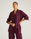 Vineyard Linen Jacket - Acai