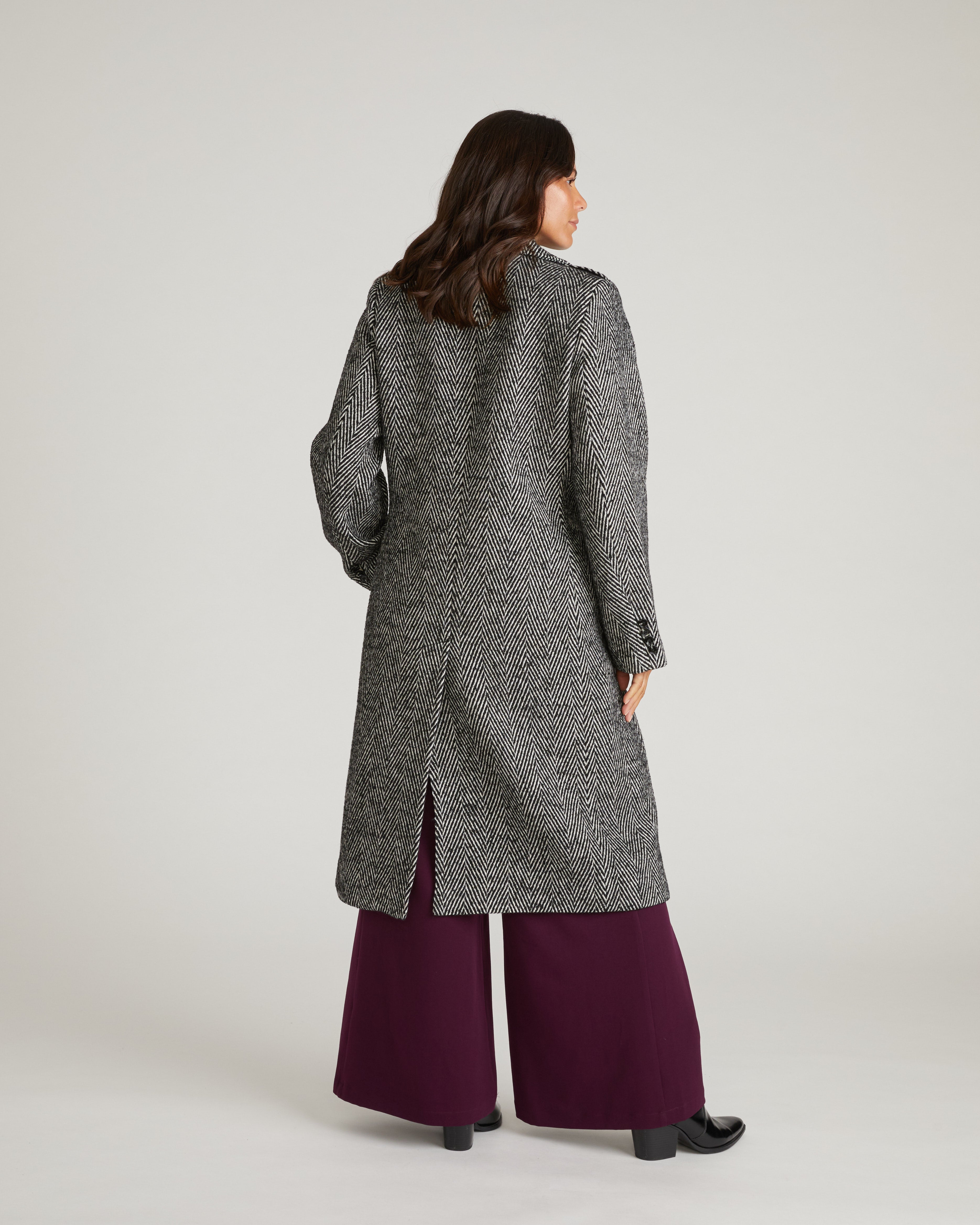 Callaghan Wool Blend Coat - Herringbone – Universal Standard