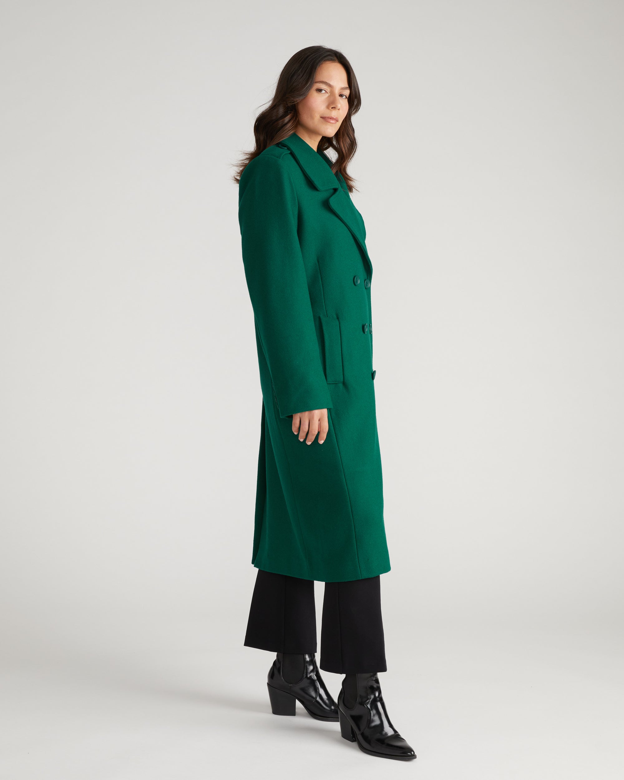 Callaghan Wool Coat - Aventurine