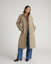 Nehra Quilted Coat - Mushroom Stone | Plus Size & Straight Size Women's Fashion | Universal Standard