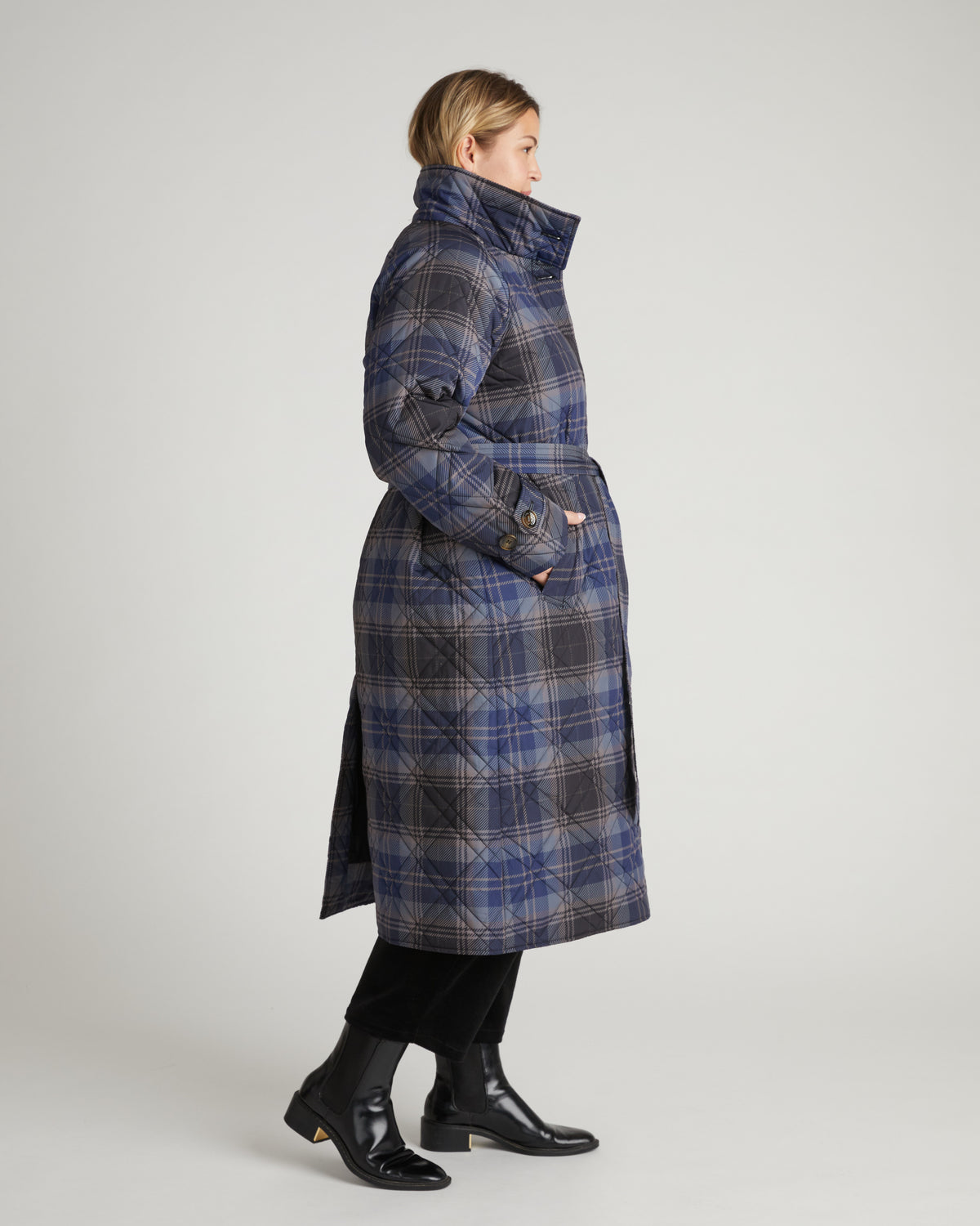 Nehra Quilted Coat - Ashbury Plaid | Plus Size & Straight Size Women's Fashion | Universal Standard