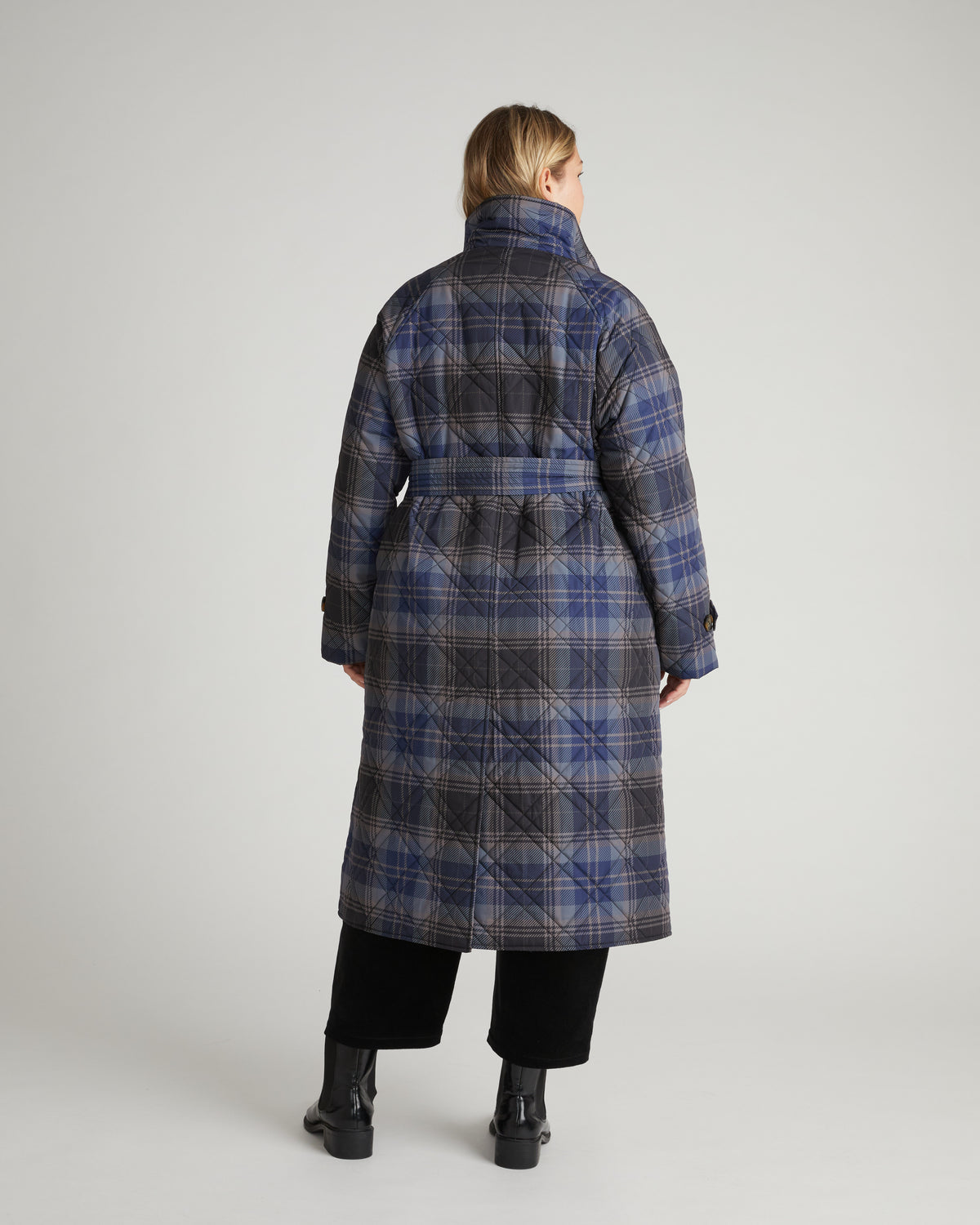 Nehra Quilted Coat - Ashbury Plaid | Plus Size & Straight Size Women's Fashion | Universal Standard