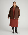 Arcadia Puffer Coat - Coffee | Plus Size & Straight Size Women's Fashion | Universal Standard