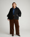 Utopia Wool Blend Coat - Black | Plus Size & Straight Size Women's Fashion | Universal Standard
