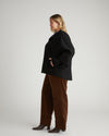 Utopia Wool Blend Coat - Black | Plus Size & Straight Size Women's Fashion | Universal Standard
