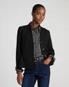 Kenton Peplum Ponte Blazer - Black | Plus Size & Straight Size Women's Fashion | Universal Standard