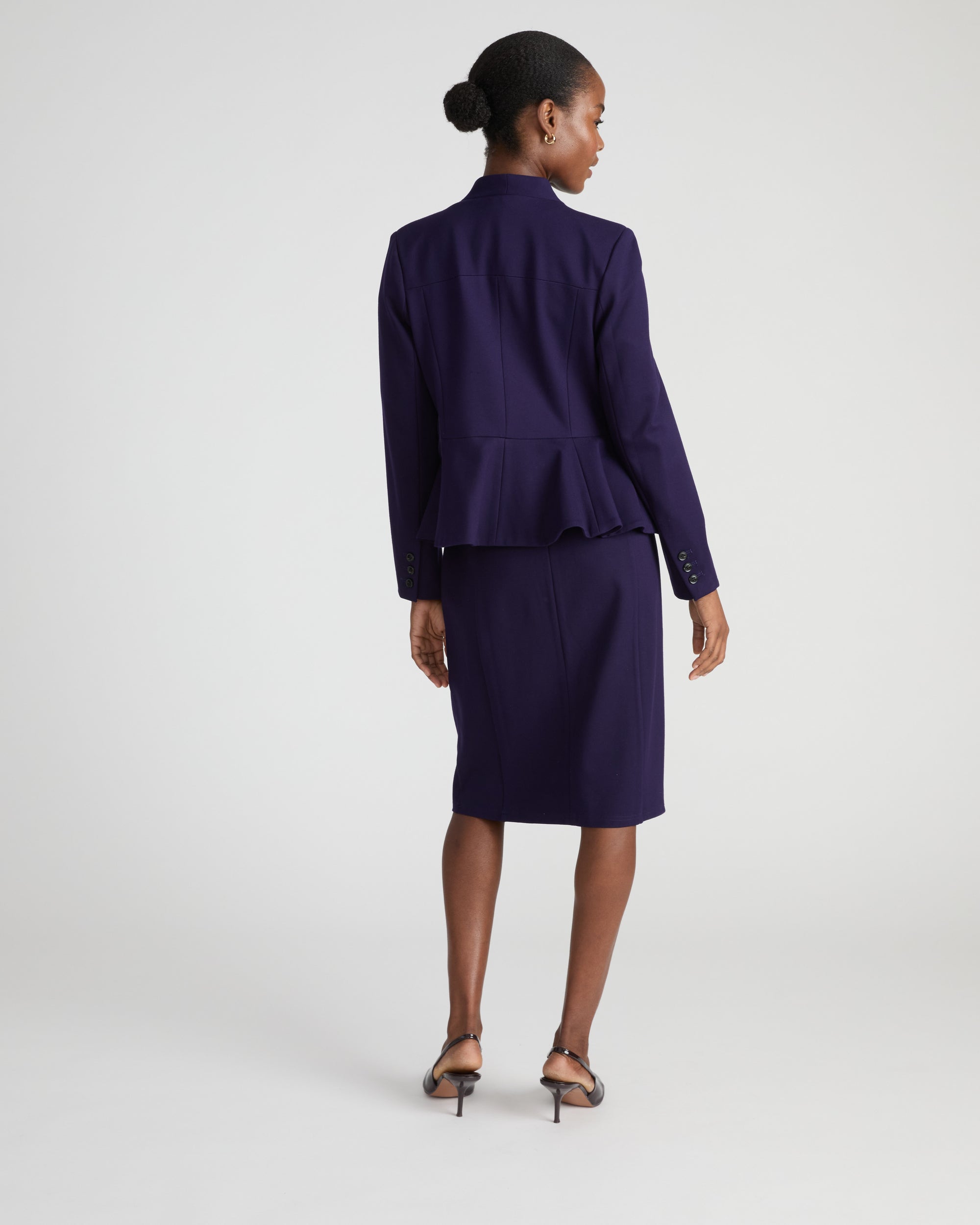 Kenton Peplum Ponte Blazer - Supernova | Plus Size & Straight Size Women's Fashion | Universal Standard