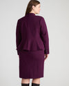 Kenton Peplum Ponte Blazer - Gamay | Plus Size & Straight Size Women's Fashion | Universal Standard