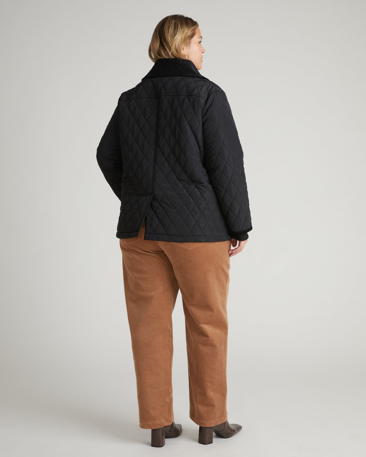 Cambridge Quilted Heritage Jacket - Black | Plus Size & Straight Size Women's Fashion | Universal Standard