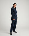 Cortland Stretch Corduroy Trench Coat - Navy | Plus Size & Straight Size Women's Fashion | Universal Standard