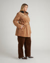 Cortland Stretch Corduroy Trench Coat - Classic Camel | Plus Size & Straight Size Women's Fashion | Universal Standard