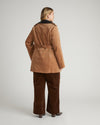 Cortland Stretch Corduroy Trench Coat - Classic Camel | Plus Size & Straight Size Women's Fashion | Universal Standard