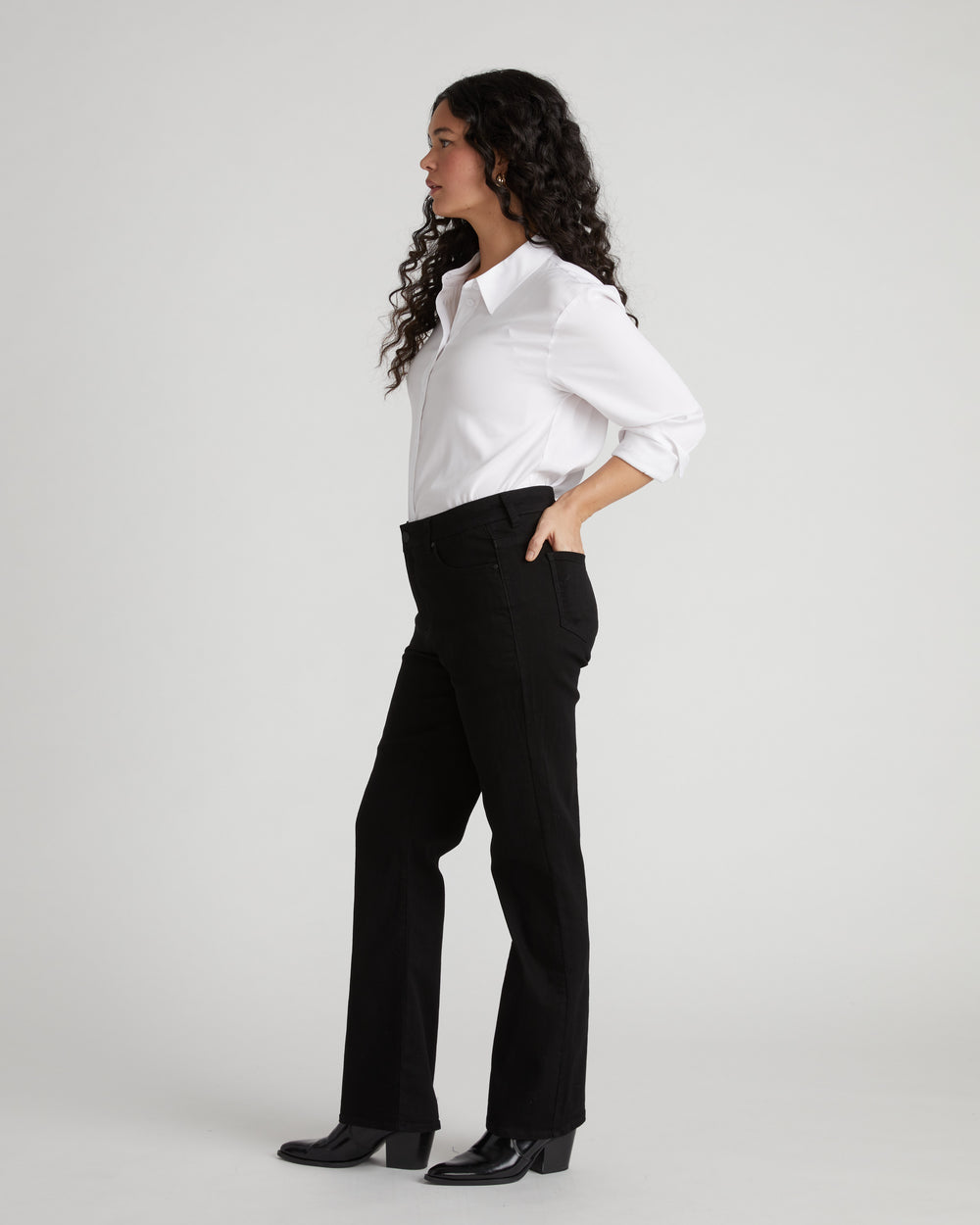 Marne Bootcut Jeans 32 inch - Jet Black