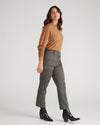 Cigarette Ponte Pants - British Plaid