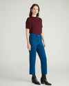 Cigarette Ponte Pants - Deep Teal