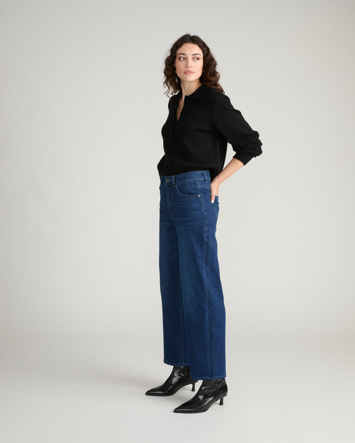 Bae Boyfriend Straight Leg Jeans - Berkeley Blue