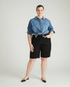 Bae Denim Shorts - Jet Black
