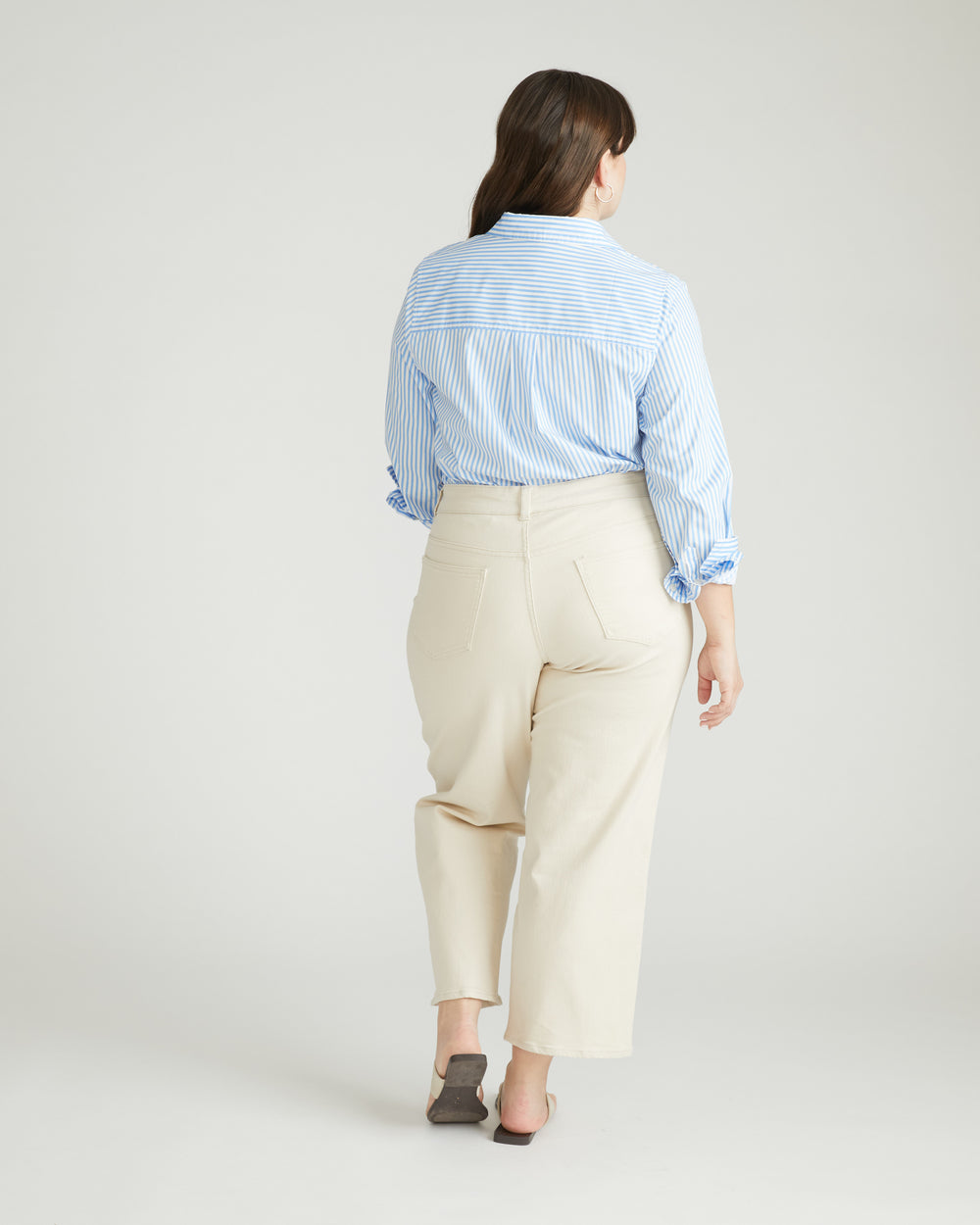 Bae Boyfriend Crop Jeans - Ecru