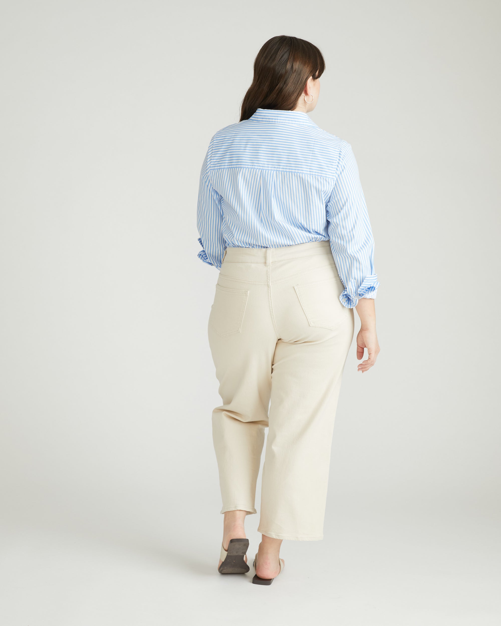 Bae Boyfriend Crop Jeans - Ecru