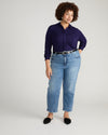 Donna High Rise Curve Straight Leg Jeans 27 Inch - Calabasas Blue