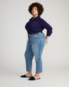 Donna High Rise Curve Straight Leg Jeans 27 Inch - Calabasas Blue