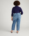Donna High Rise Curve Straight Leg Jeans 27 Inch - Calabasas Blue