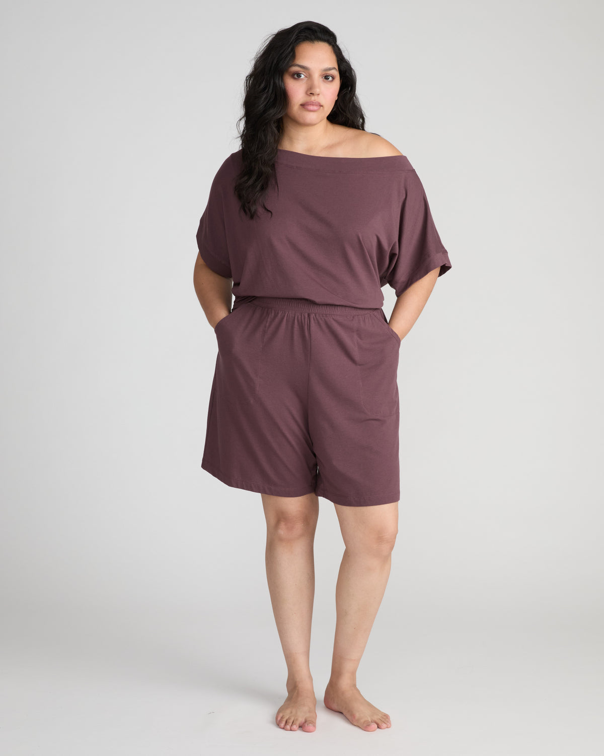 UltimateS Lorelai Lounge Shorts - Cassis