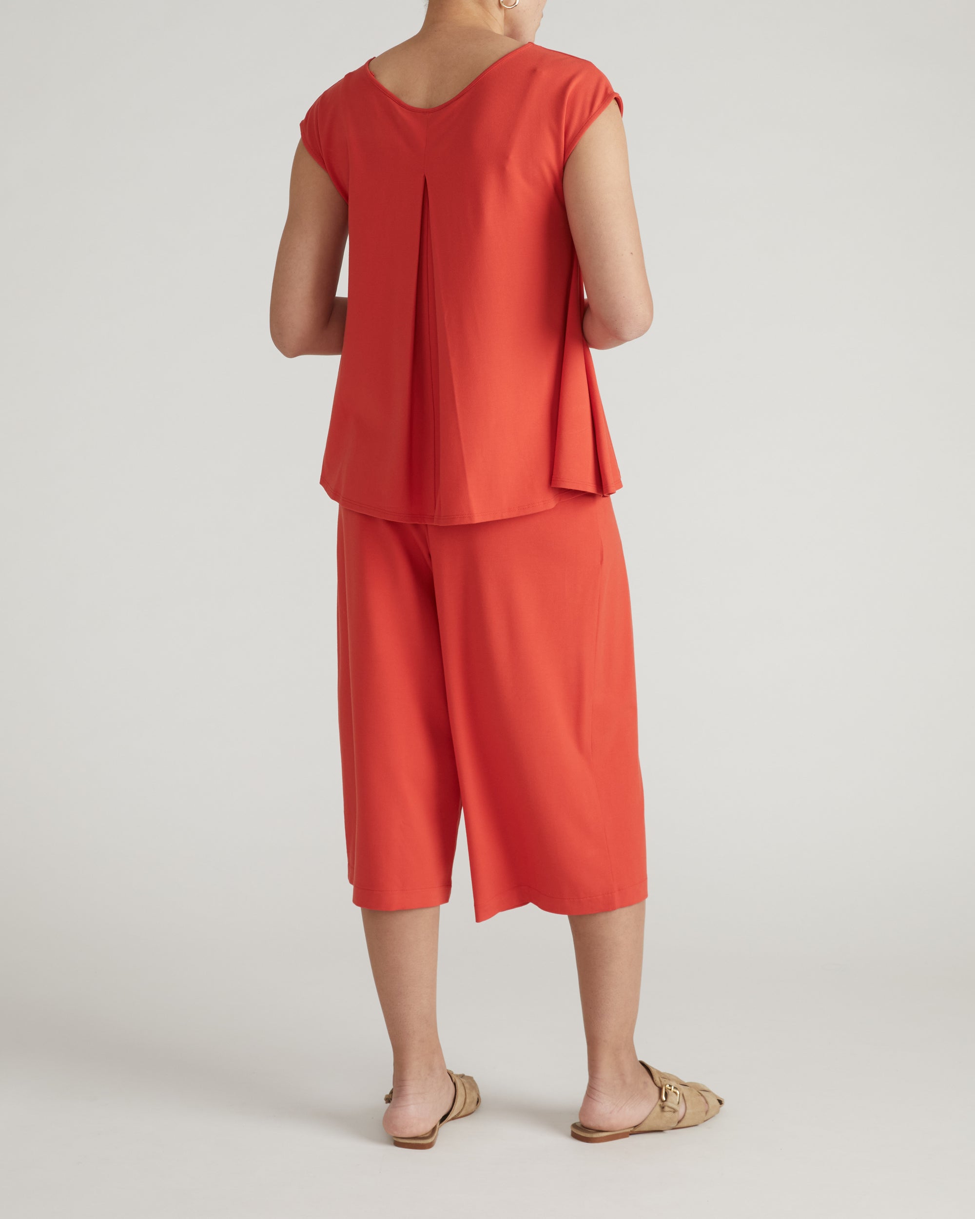 Lotti Jersey Culottes - Shoreline Sunset | Plus Size & Straight Size Women's Fashion | Universal Standard
