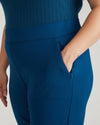 Smart Signature Ponte Pants - Deep Teal