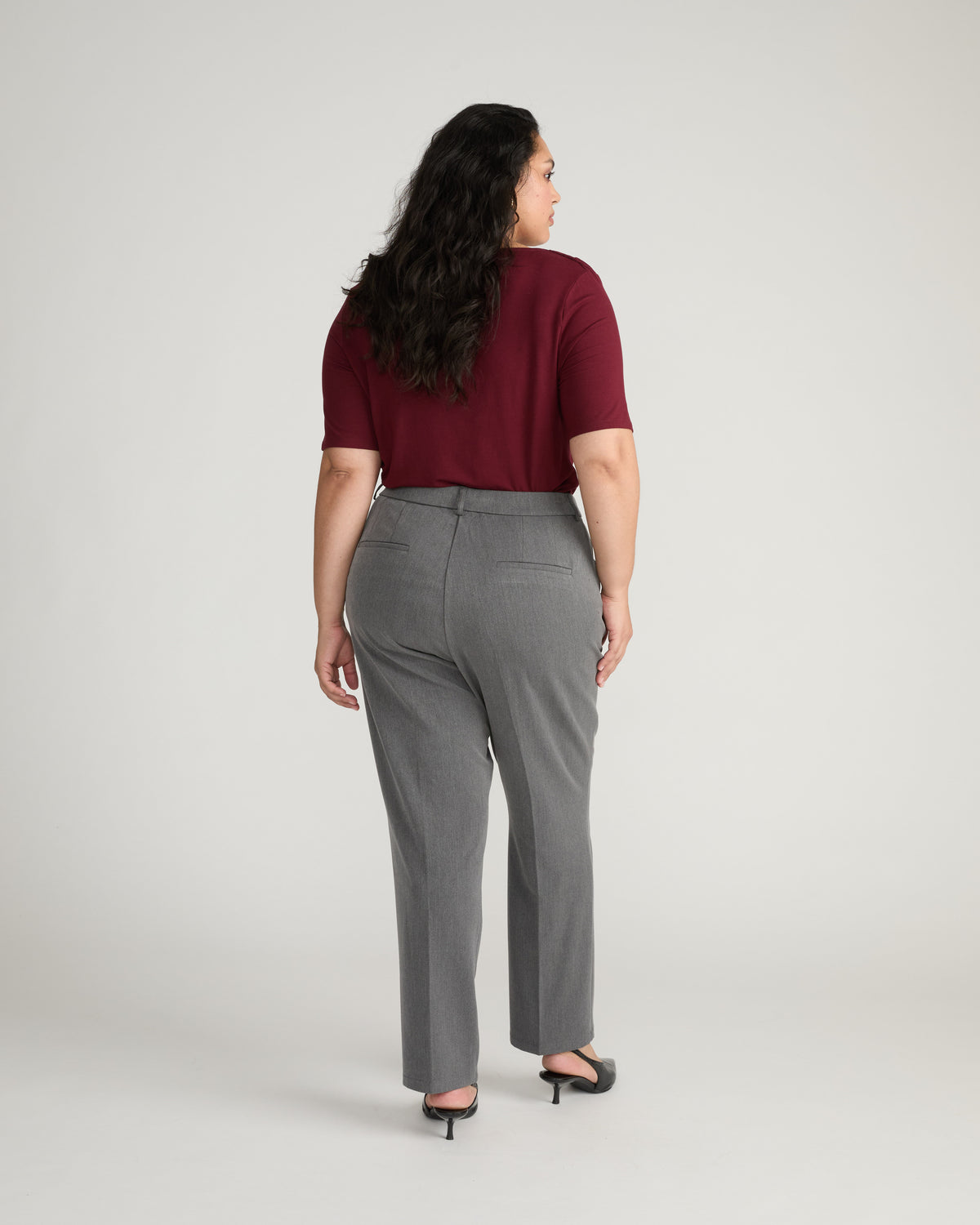 All Day Cigarette Pants - Gray Heather | Plus Size & Straight Size Women's Fashion | Universal Standard