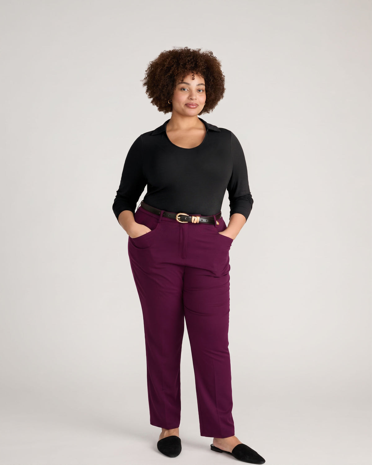 All Day Cigarette Pants - Gamay