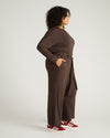 TravelKnit Wide Leg Pants - Espresso