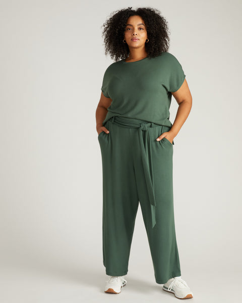 TravelKnit Wide Leg Pants - Conifer – Universal Standard