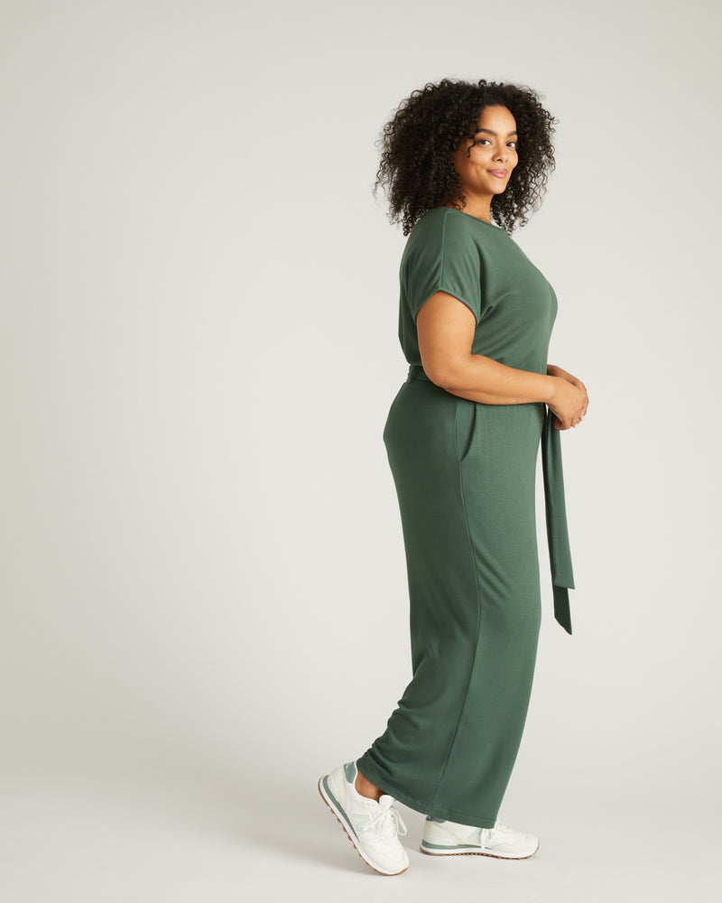 TravelKnit Wide Leg Pants - Conifer