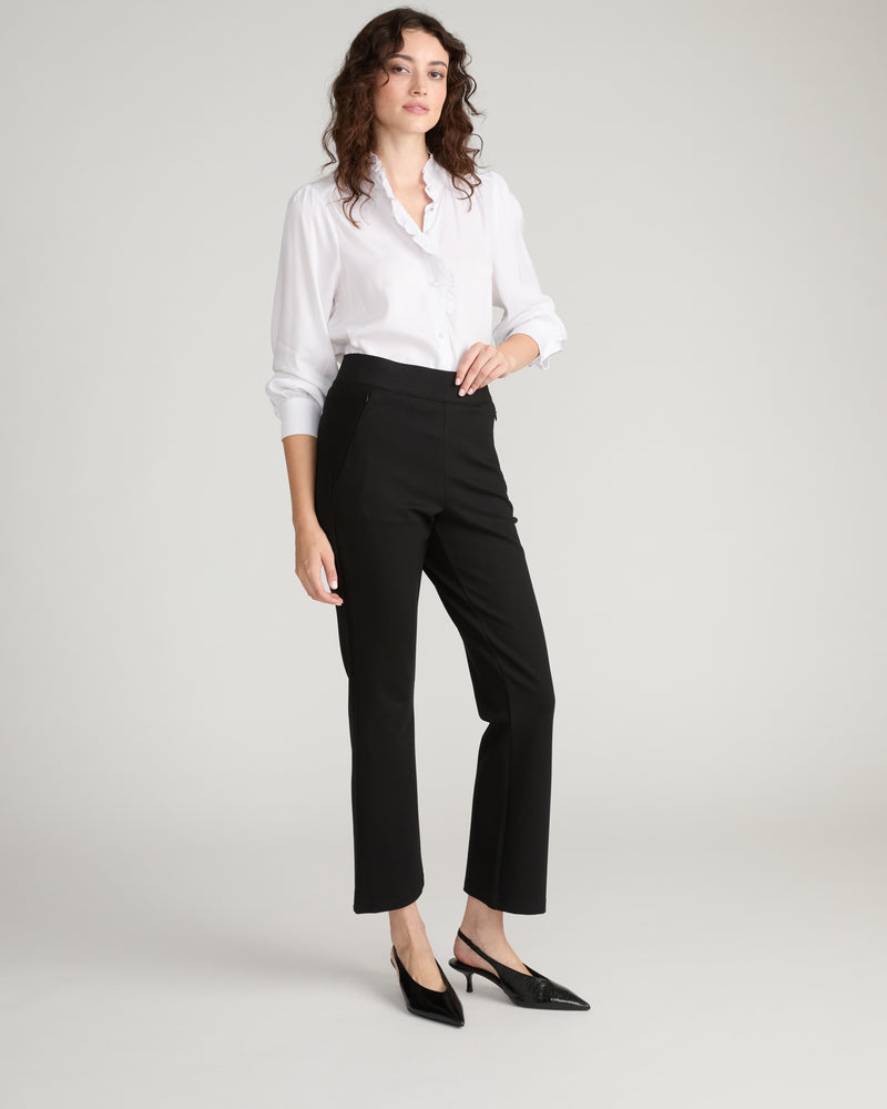 Pull On Bootcut Ponte Pants - Black | Plus Size & Straight Size Women's Fashion | Universal Standard