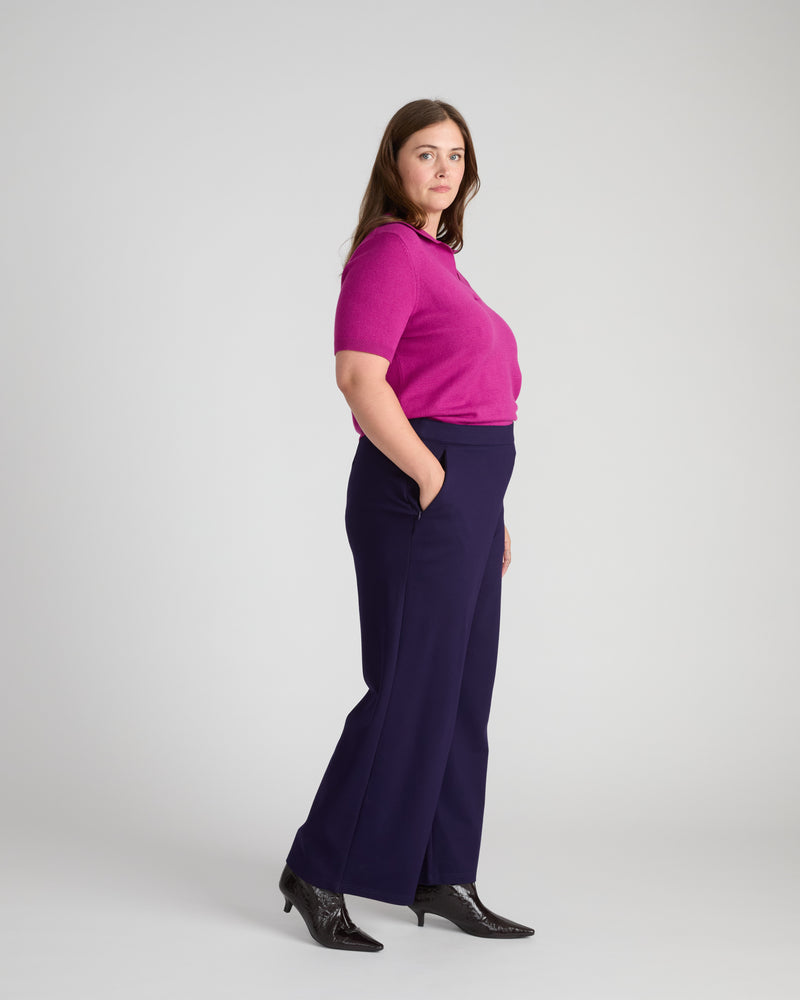 Stephanie Wide Leg Ponte Pants - Supernova | Plus Size & Straight Size Women's Fashion | Universal Standard