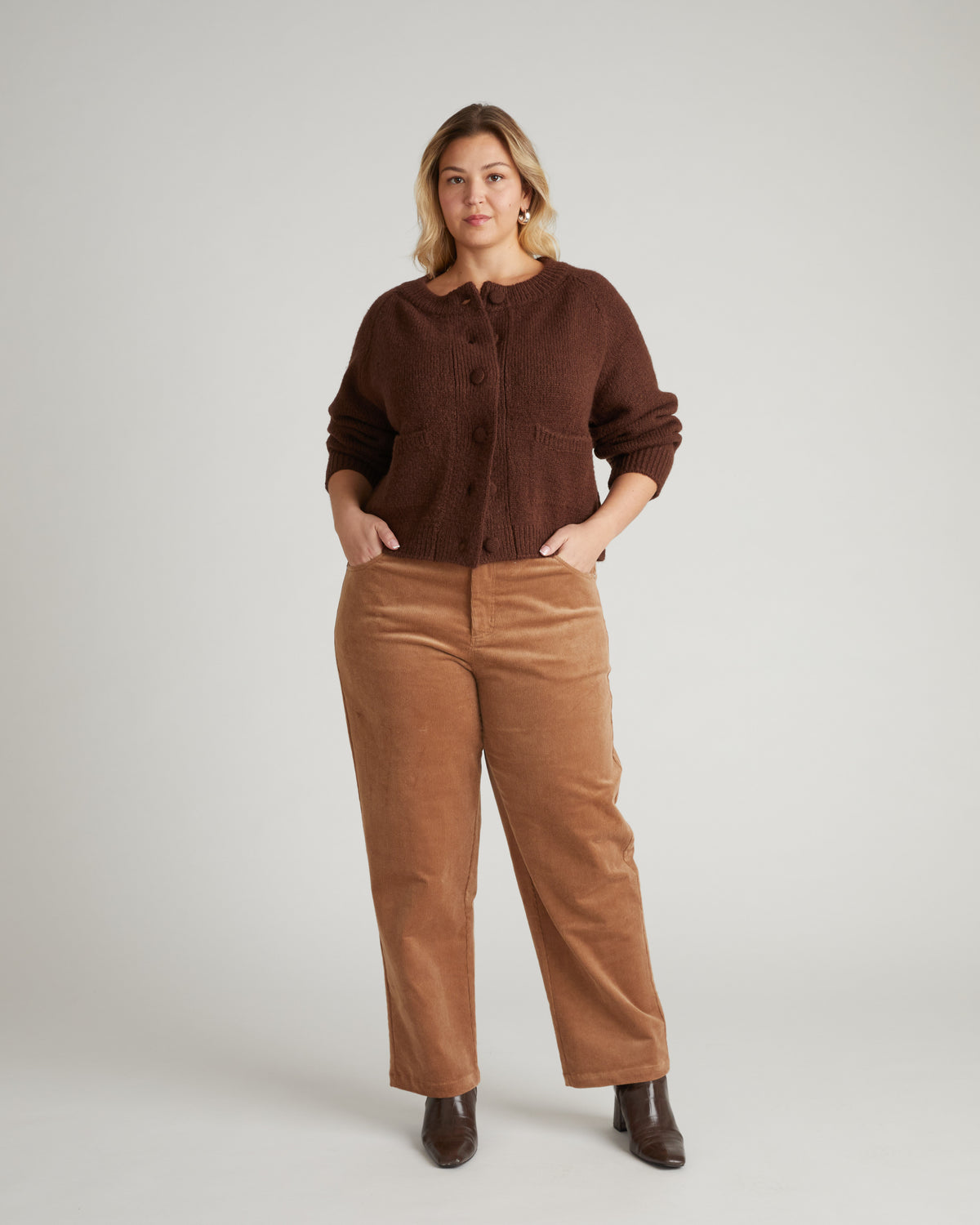 Cassidy High Rise Straight Corduroy Pants - Classic Camel | Plus Size & Straight Size Women's Fashion | Universal Standard
