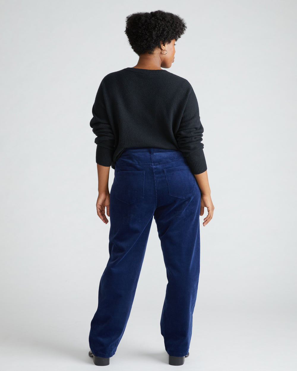 Cassidy High Rise Straight Corduroy Pants - Cenote