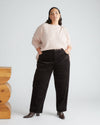 Cassidy High Rise Straight Corduroy Pants - Espresso