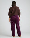 Cassidy High Rise Straight Corduroy Pants - Gamay