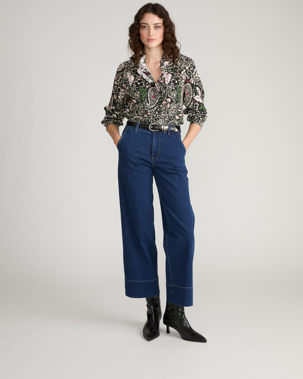 Carol High Rise High Stretch Jeans - Wild Indigo