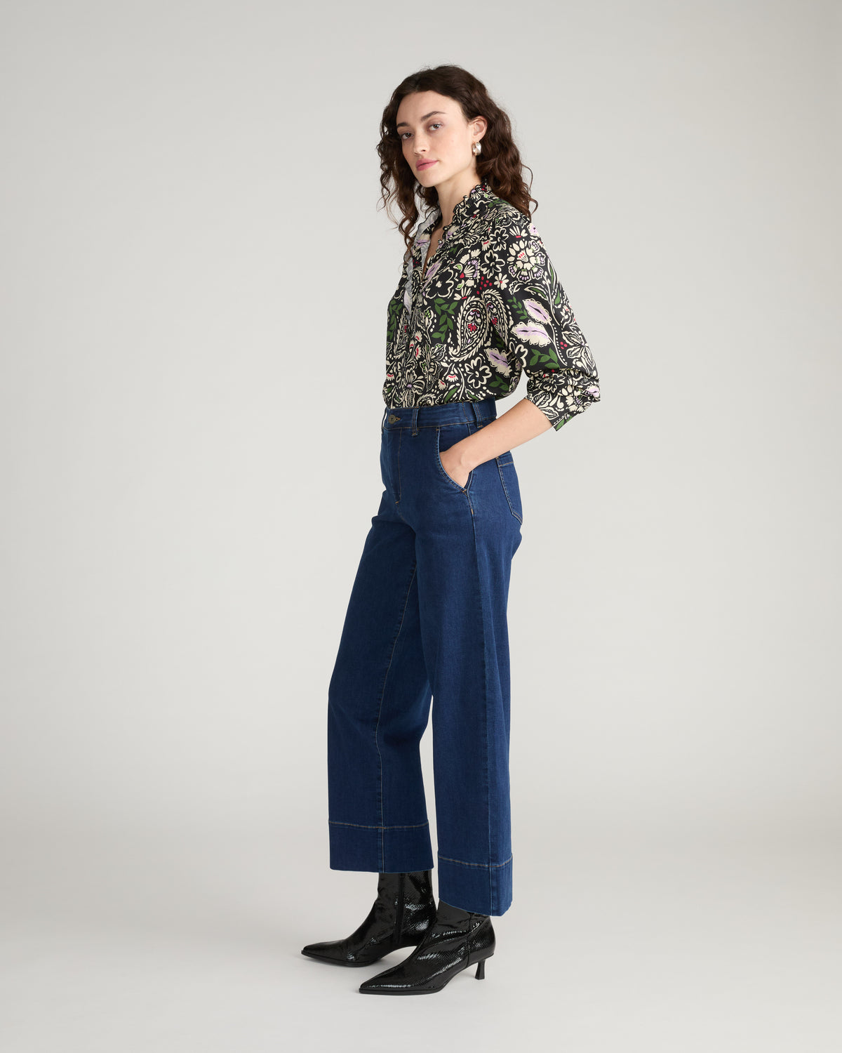 Carol High Rise High Stretch Jeans - Wild Indigo