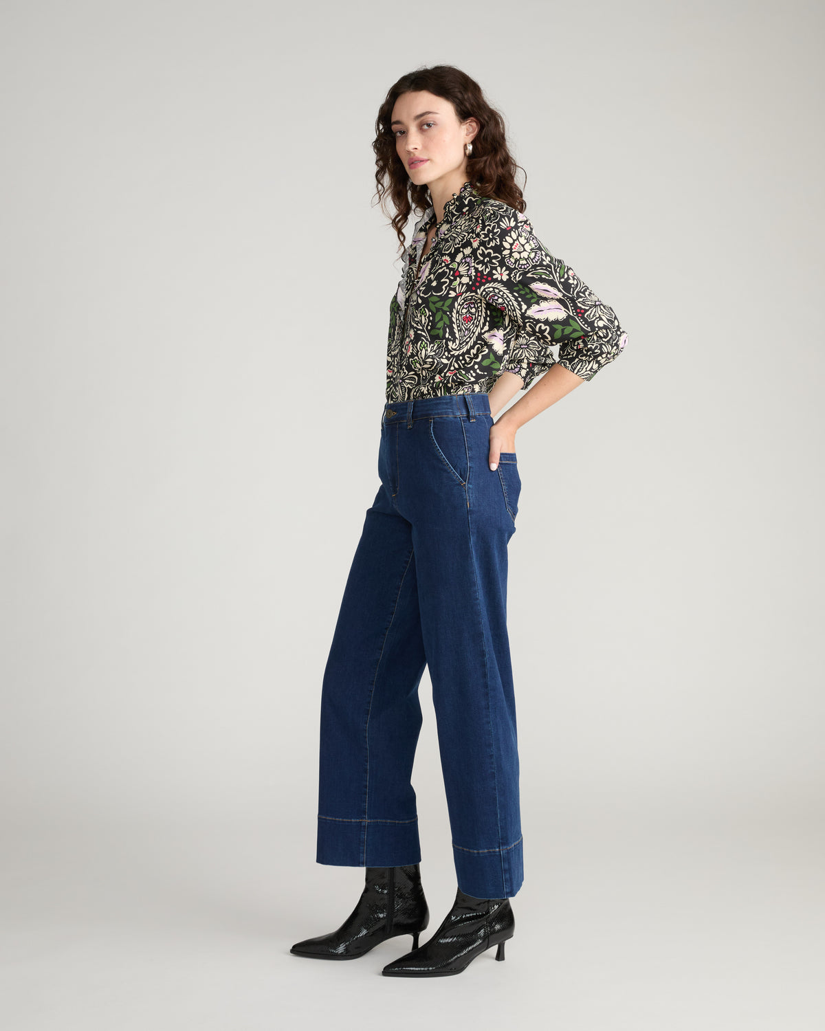 Carol High Rise High Stretch Jeans - Wild Indigo