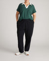 Varsity French Terry Pull On Pants - Black | Plus Size & Straight Size Women's Fashion | Universal Standard