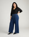 Charlie High Rise Sailor Jeans - Buffalo Blue